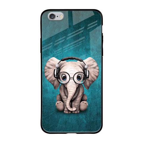 Adorable Baby Elephant iPhone 6S Glass Back Cover Online