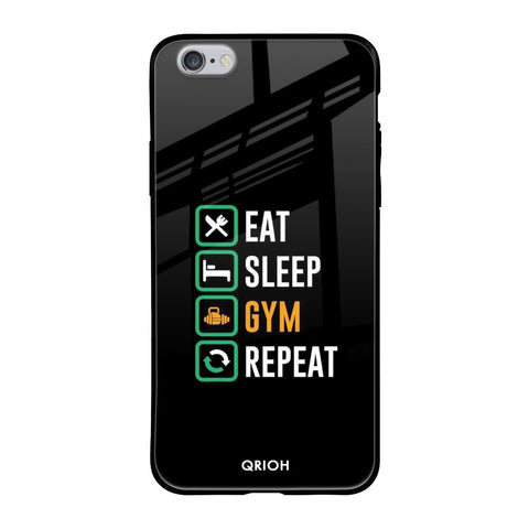 Daily Routine iPhone 6S Glass Back Cover Online