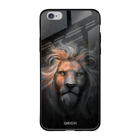 Devil Lion iPhone 6S Glass Back Cover Online