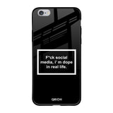 Dope In Life iPhone 6S Glass Back Cover Online