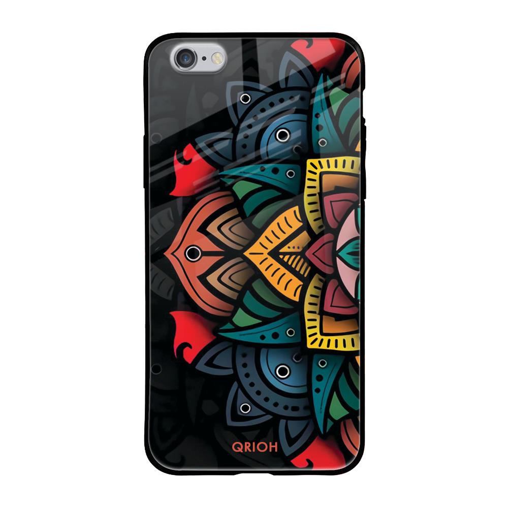 Retro Gorgeous Flower Apple iPhone 6S Glass Cases & Covers Online