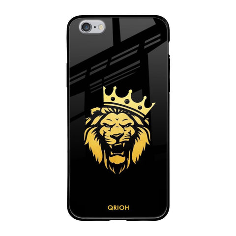 Lion The King iPhone 6S Glass Back Cover Online