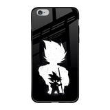 Monochrome Goku iPhone 6S Glass Back Cover Online