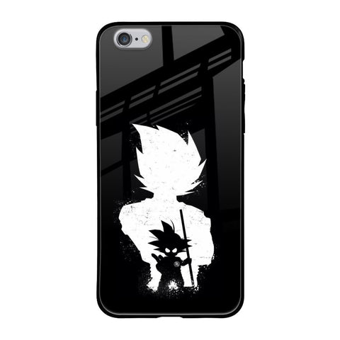 Monochrome Goku iPhone 6S Glass Back Cover Online