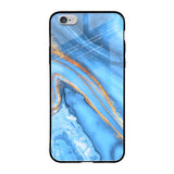 Vibrant Blue Marble iPhone 6S Glass Back Cover Online