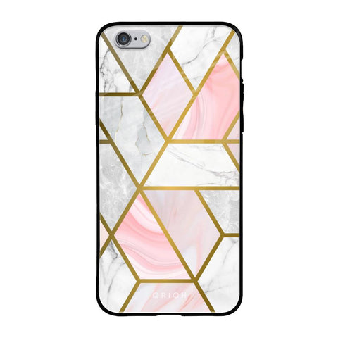 Geometrical Marble iPhone 6S Glass Back Cover Online