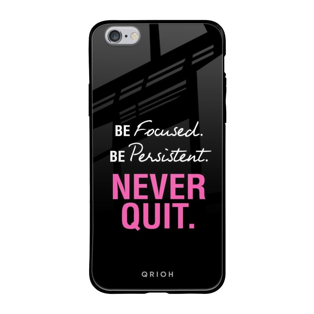 Be Focused iPhone 6S Glass Back Cover Online