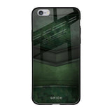 Green Leather iPhone 6S Glass Back Cover Online