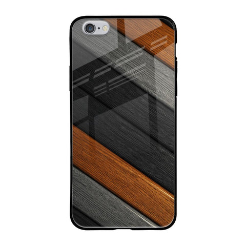 Tri Color Wood iPhone 6S Glass Back Cover Online