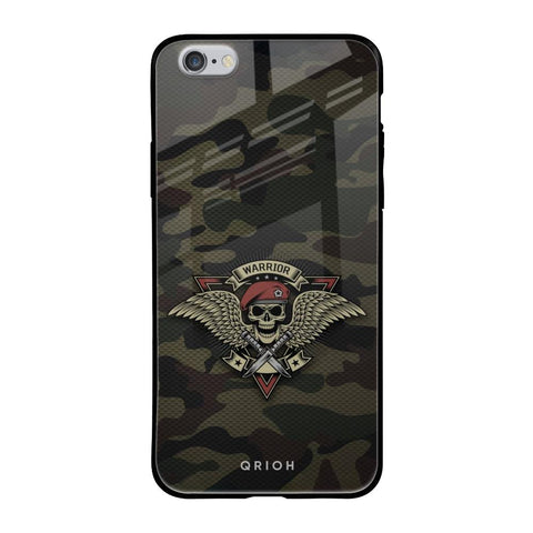 Army Warrior iPhone 6S Glass Back Cover Online