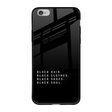 Black Soul iPhone 6S Glass Back Cover Online