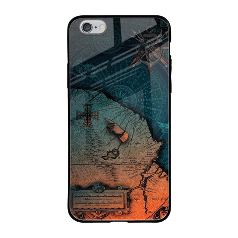 Geographical Map iPhone 6S Glass Back Cover Online