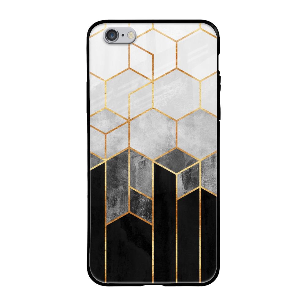 Tricolor Pattern iPhone 6S Glass Back Cover Online