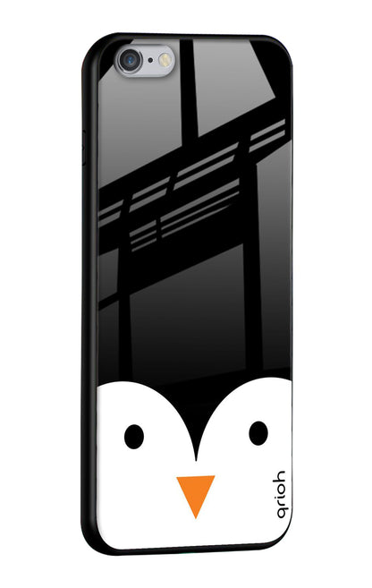 Cute Penguin Glass Case for iPhone 6s