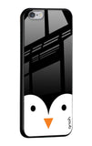Cute Penguin Glass Case for iPhone 6s