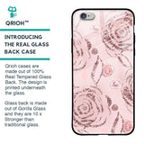 Shimmer Roses Glass case for iPhone 6s