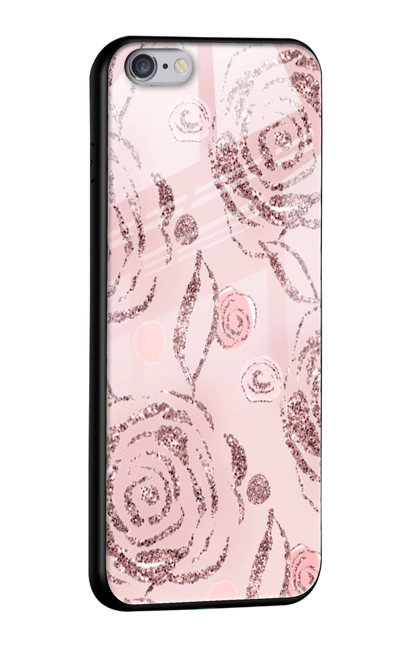 Shimmer Roses Glass case for iPhone 6s