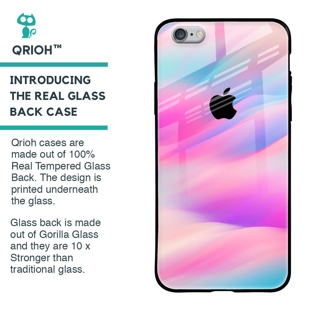 Colorful Waves Glass case for iPhone 6s