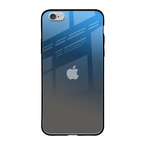 Blue Grey Ombre iPhone 6S Glass Back Cover Online
