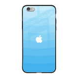 Wavy Blue Pattern iPhone 6S Glass Back Cover Online
