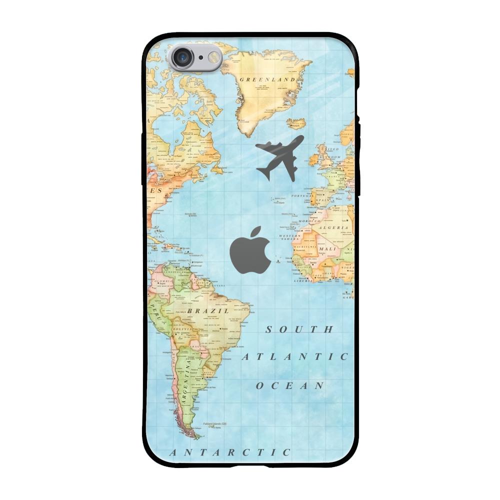 Fly Around The World iPhone 6S Glass Back Cover Online