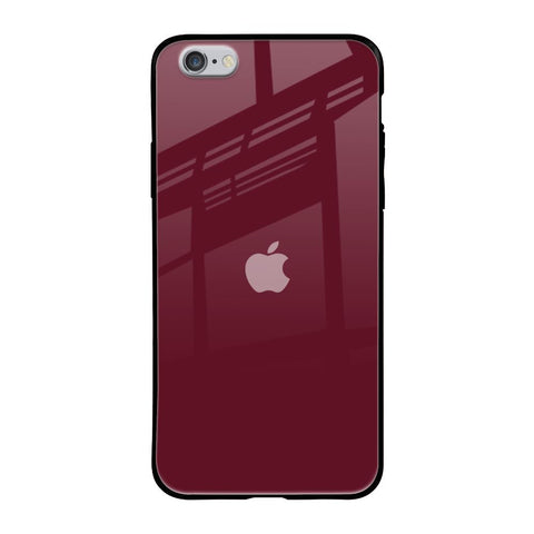 Classic Burgundy iPhone 6S Glass Back Cover Online