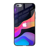 Colorful Fluid iPhone 6S Glass Back Cover Online