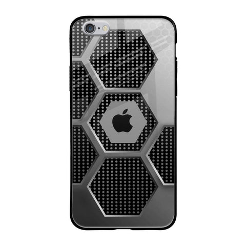 Hexagon Style iPhone 6S Glass Back Cover Online