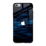 Blue Rough Abstract iPhone 6S Glass Back Cover Online