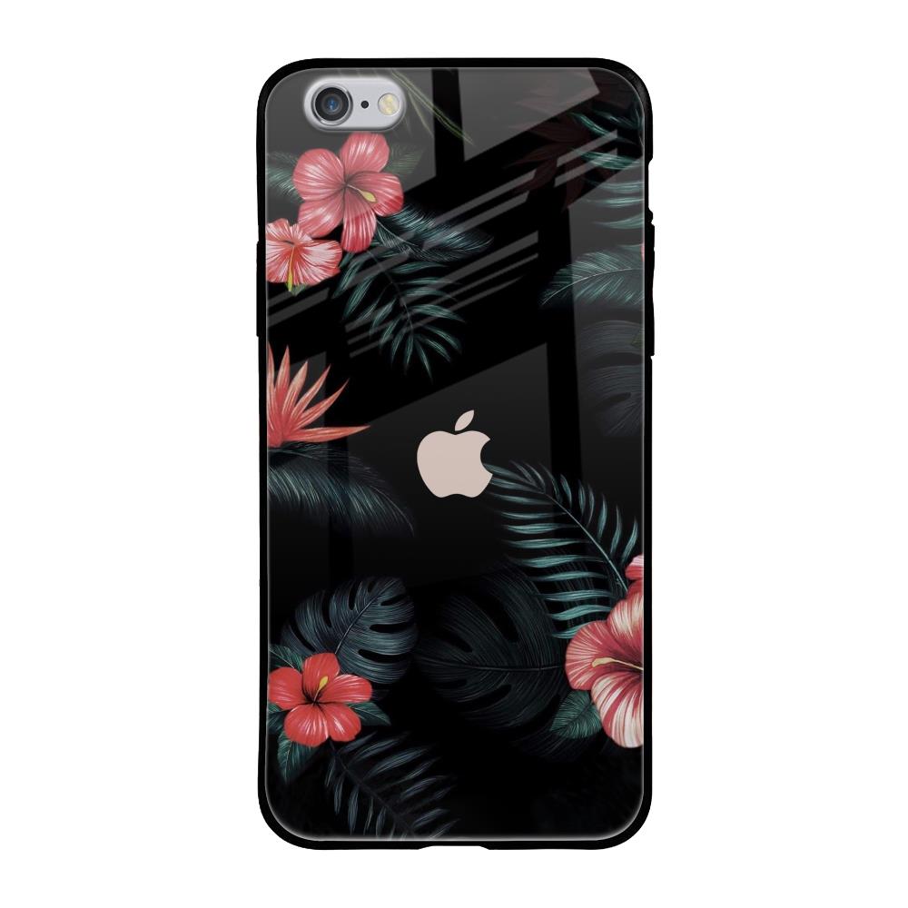 Tropical Art Flower iPhone 6S Glass Back Cover Online