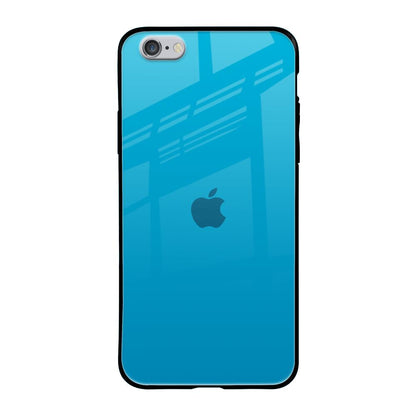 Blue Aqua iPhone 6S Glass Back Cover Online