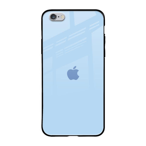 Pastel Sky Blue iPhone 6S Glass Back Cover Online