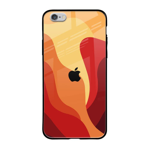 Magma Color Pattern iPhone 6S Glass Back Cover Online