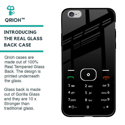 Classic Keypad Pattern Glass Case for iPhone 6S