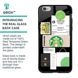 Coffee Latte Glass Case for iPhone 6S