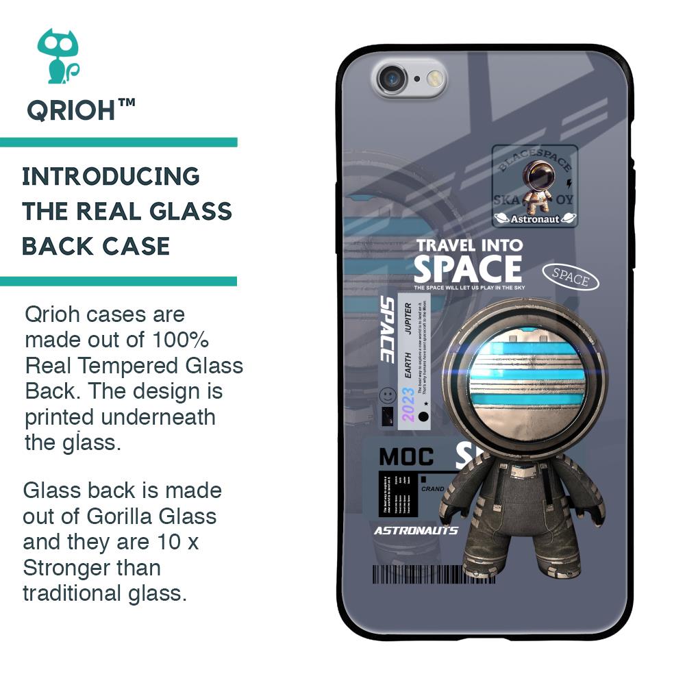 Space Travel Glass Case for iPhone 6S