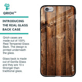 Timber Printed Glass case for iPhone 6S