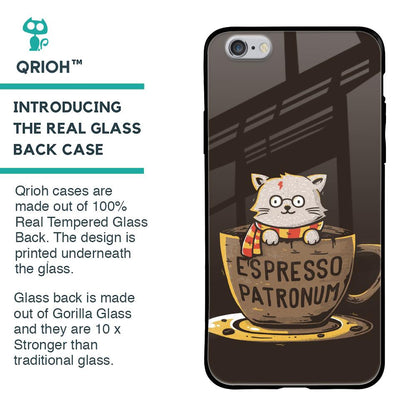 Tea With Kitty Glass Case For iPhone 6S
