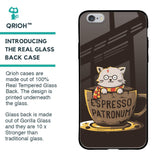 Tea With Kitty Glass Case For iPhone 6S