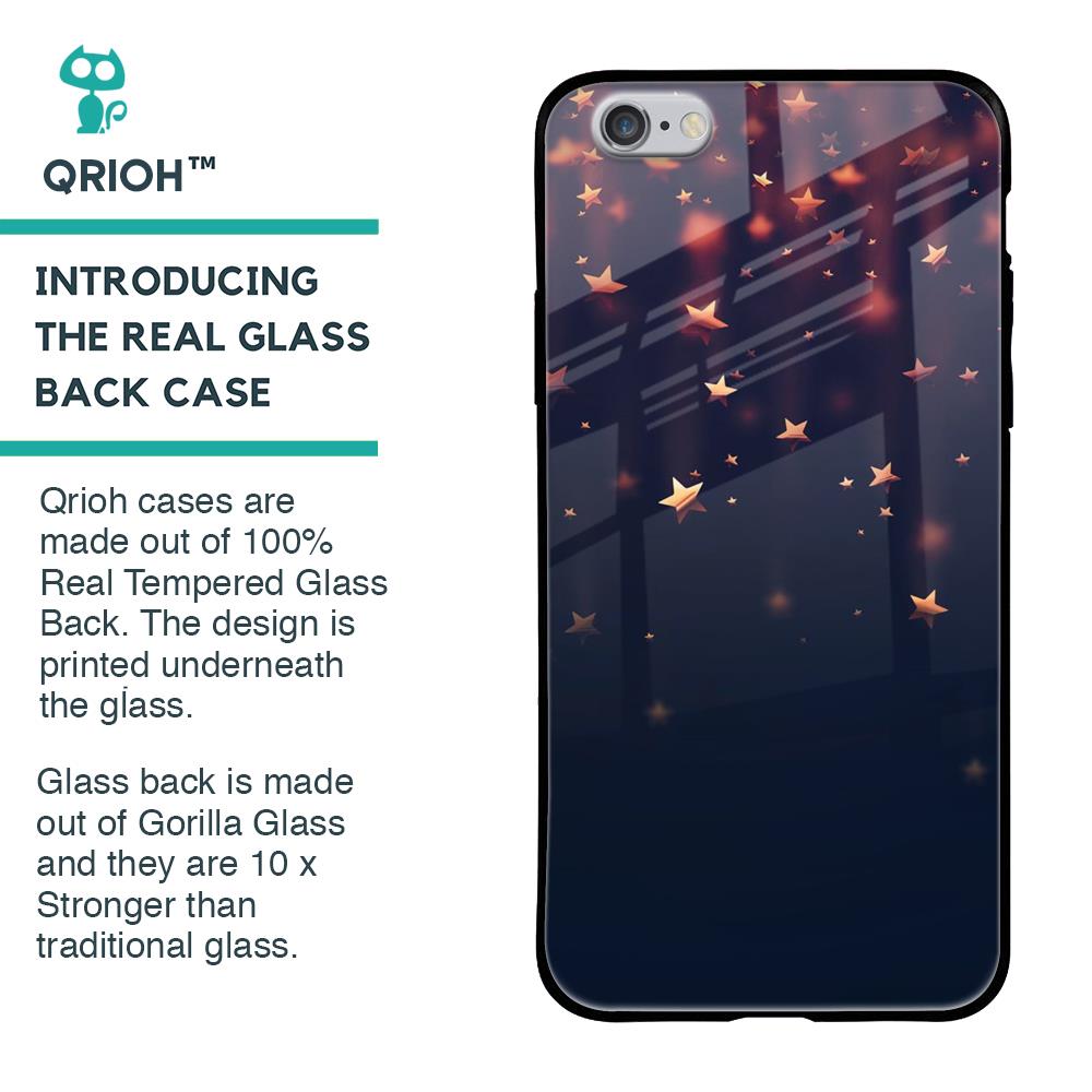 Falling Stars Glass Case For iPhone 6S