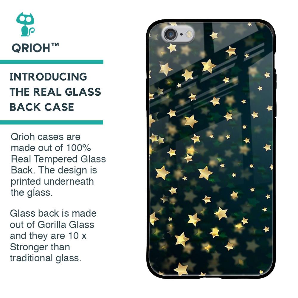 Dazzling Stars Glass Case For iPhone 6S