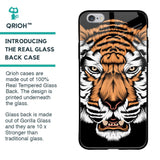 Angry Tiger Glass Case For iPhone 6S