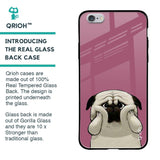 Funny Pug Face Glass Case For iPhone 6S