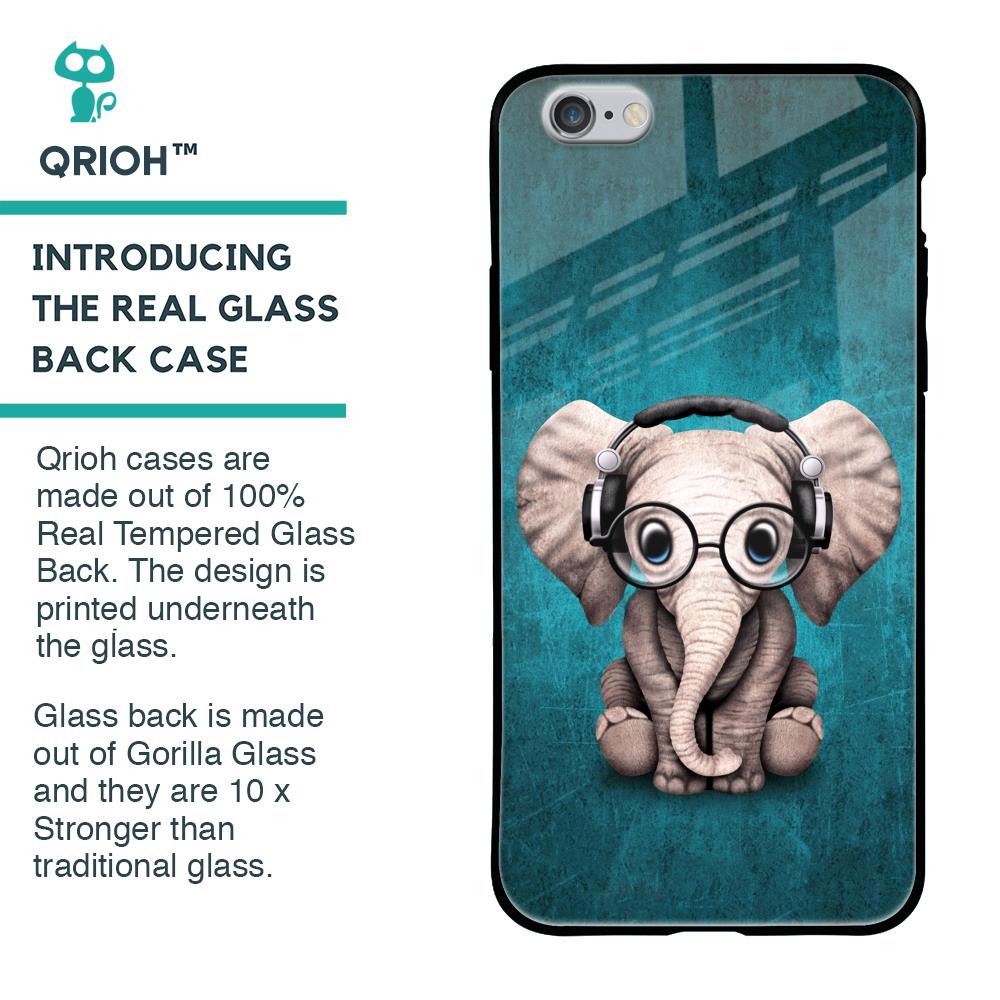 Adorable Baby Elephant Glass Case For iPhone 6S