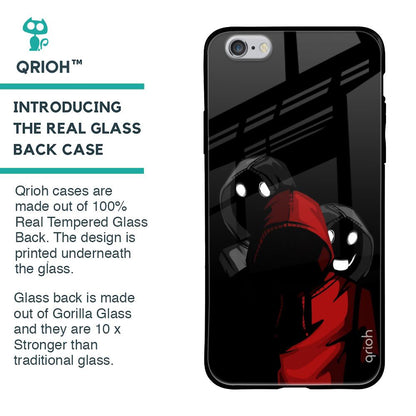Shadow Character Glass Case for iPhone 6S