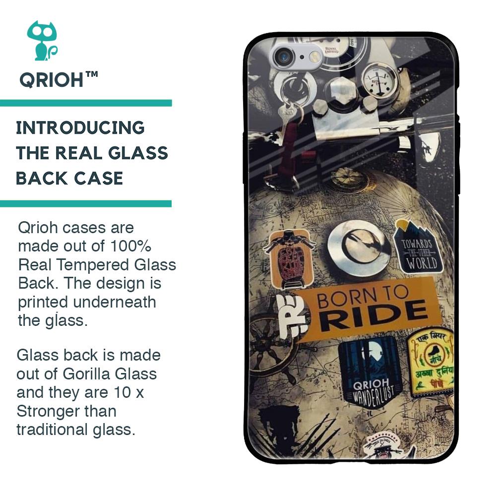 Ride Mode On Glass Case for iPhone 6S