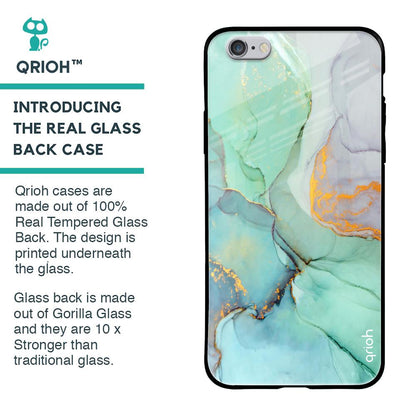 Green Marble Glass case for iPhone 6S