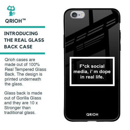 Dope In Life Glass Case for iPhone 6S