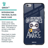Struggling Panda Glass Case for iPhone 6S