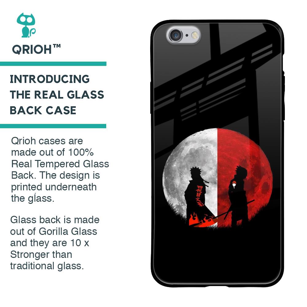 Anime Red Moon Glass Case for iPhone 6S